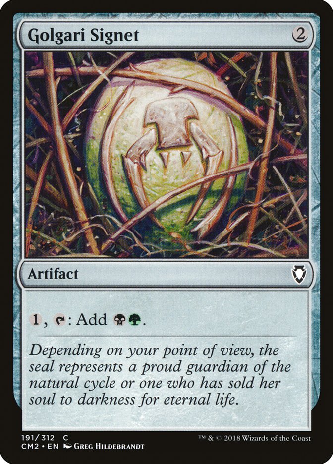 Golgari Signet (191/312) [Commander Anthology Volume II] | Good Games Adelaide SA
