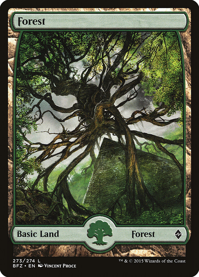 Forest (273) - Full Art [Battle for Zendikar] | Good Games Adelaide SA