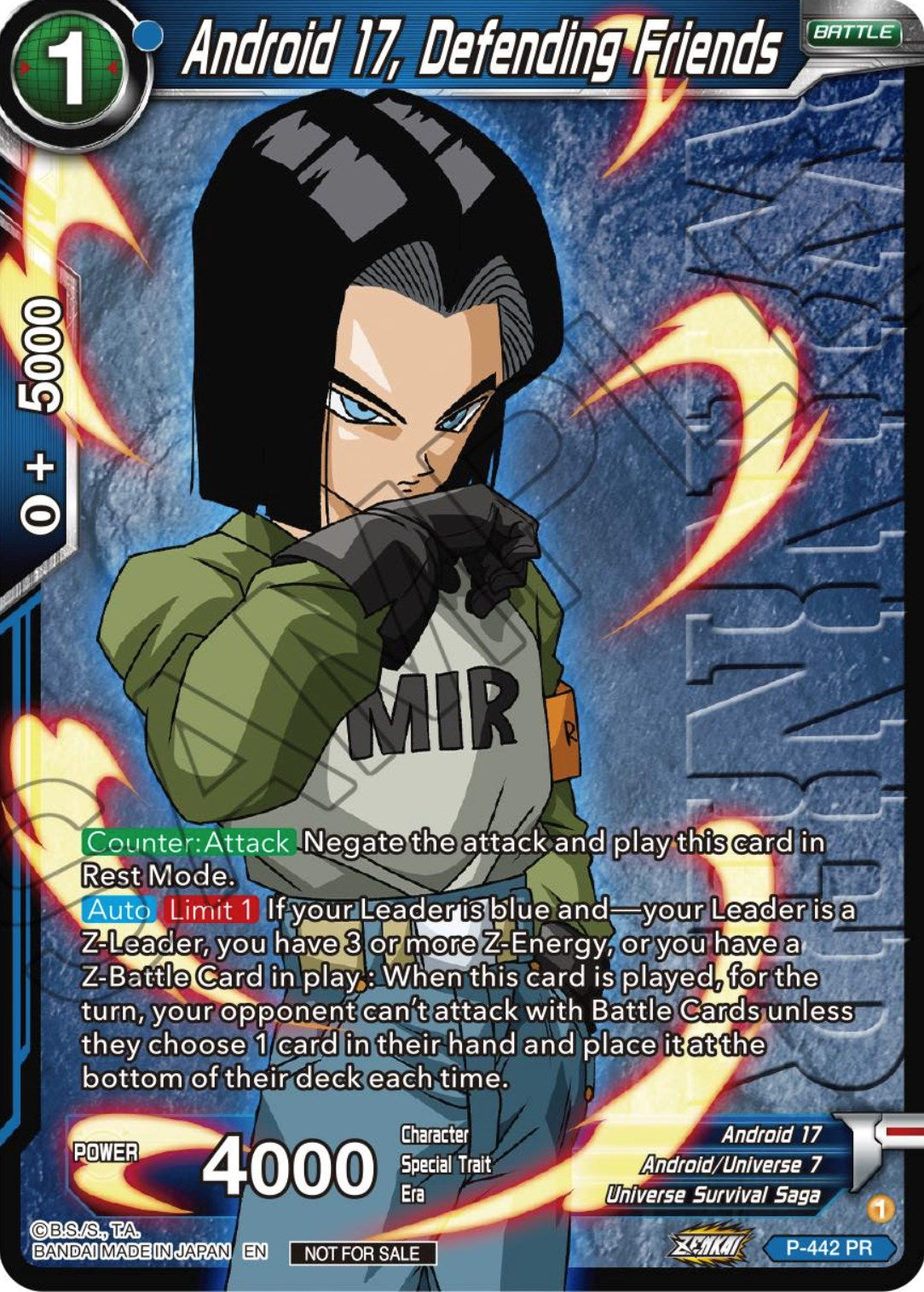 Android 17, Defending Friends (Winner) (P-442) [Tournament Promotion Cards] | Good Games Adelaide SA