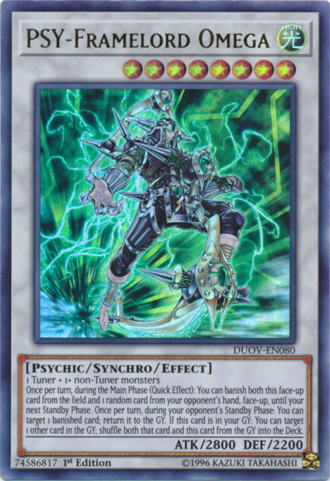 PSY-Framelord Omega [DUOV-EN080] Ultra Rare | Good Games Adelaide SA
