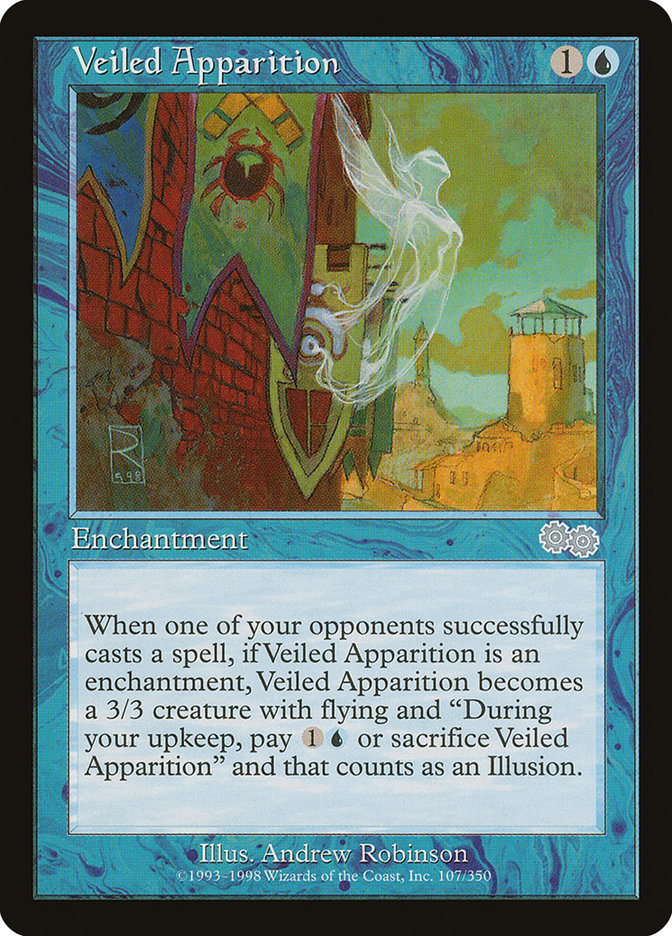 Veiled Apparition 107 (Urza's Saga)  | Good Games Adelaide SA