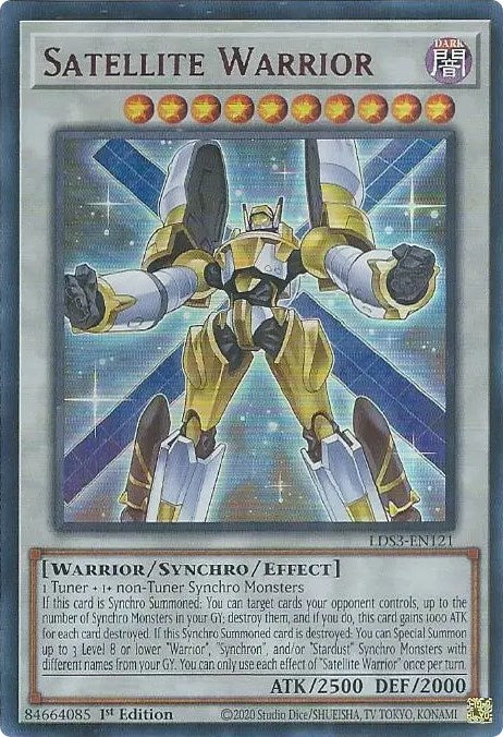Satellite Warrior (Red) [LDS3-EN121] Ultra Rare | Good Games Adelaide SA