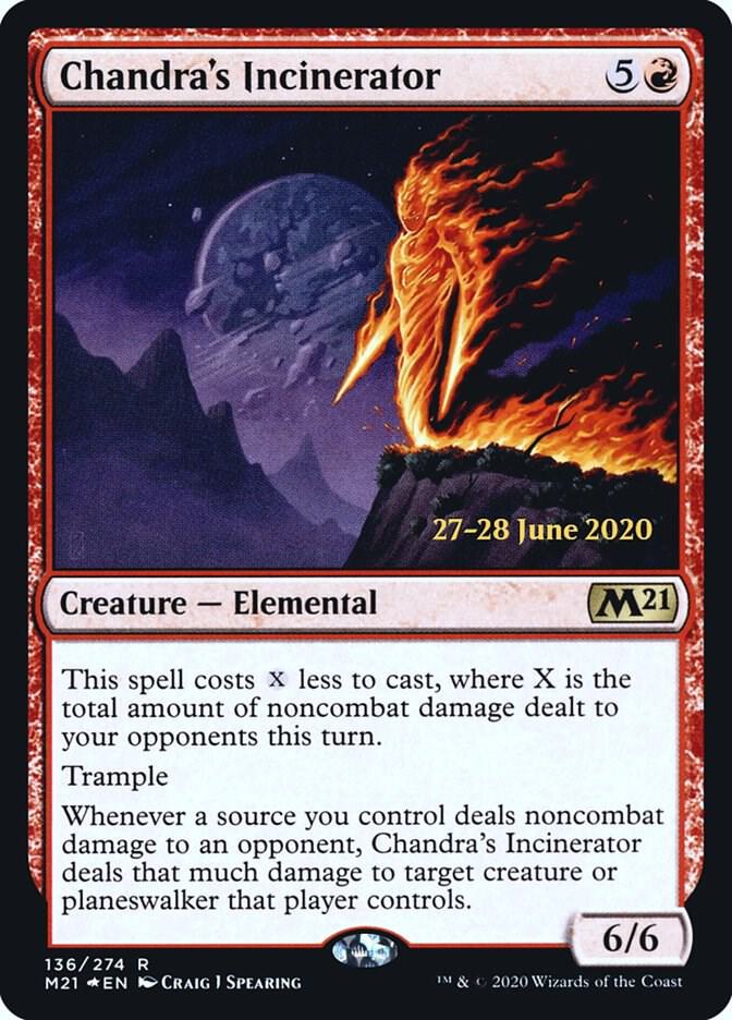 Chandras Incinerator 136 (Prerelease Cards)  - Foil | Good Games Adelaide SA