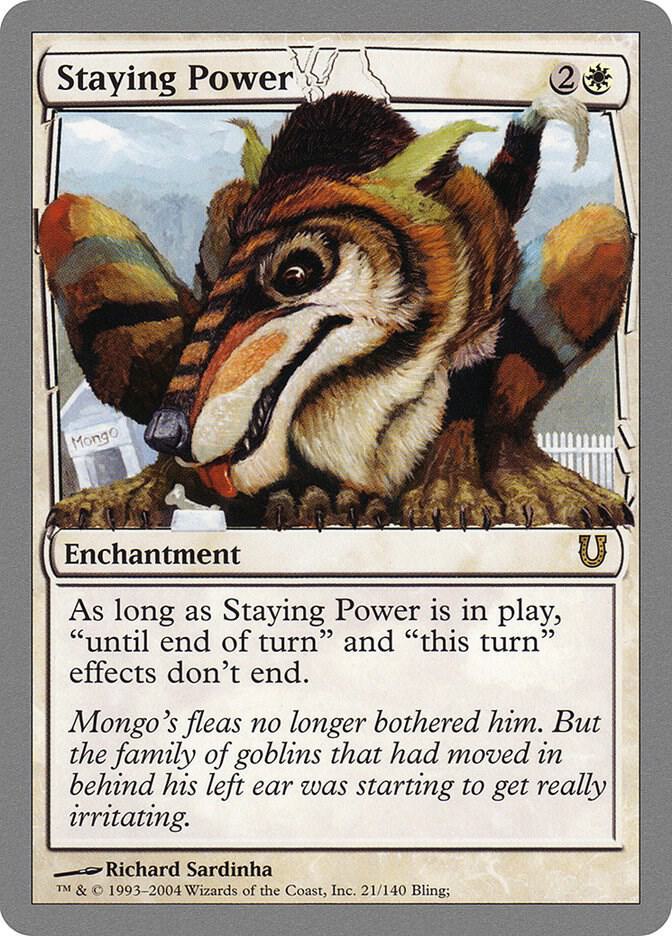Staying Power 21 (Unhinged)  - Foil | Good Games Adelaide SA