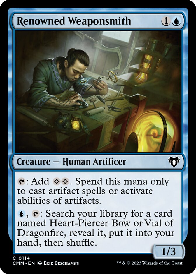 Renowned Weaponsmith 114 (Commander Masters)  - Foil | Good Games Adelaide SA