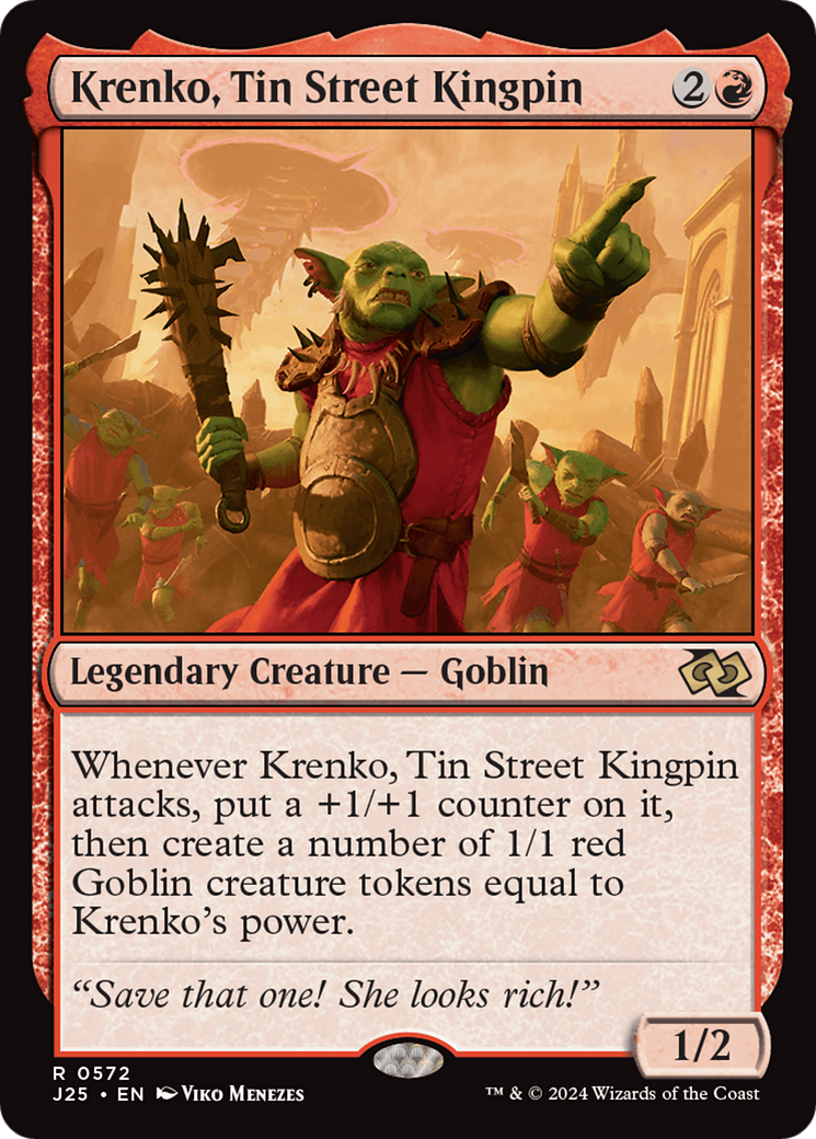 Krenko, Tin Street Kingpin [Foundations Jumpstart] | Good Games Adelaide SA