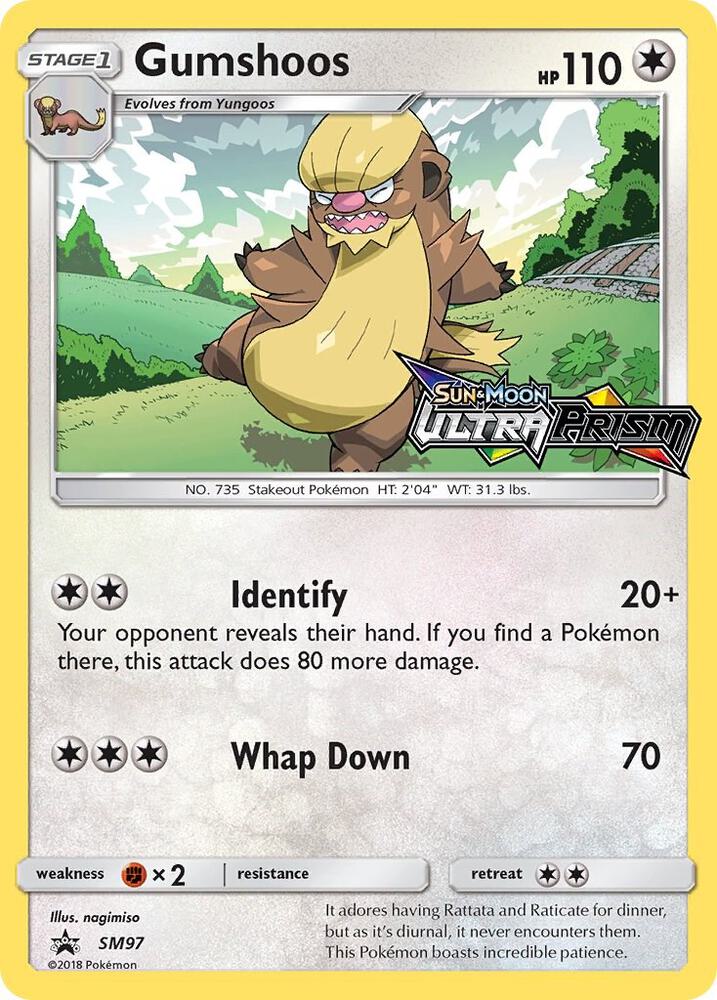Gumshoos Prerelease SM97 (SM Promos)  - Holofoil | Good Games Adelaide SA