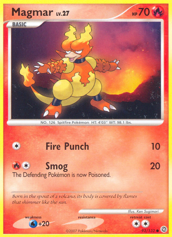 Magmar (93/132) [Diamond & Pearl: Secret Wonders] | Good Games Adelaide SA