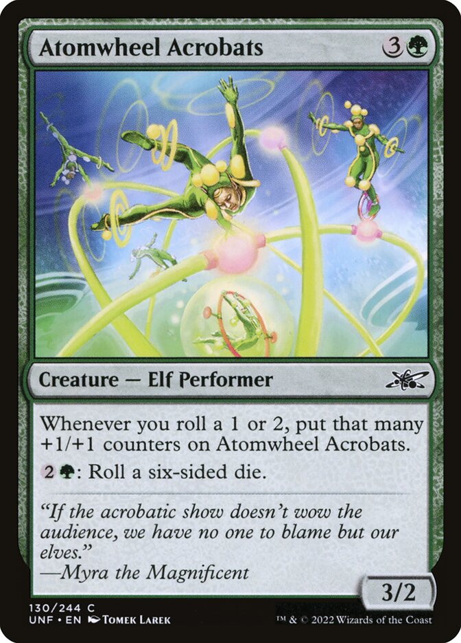 Atomwheel Acrobats 130 (Unfinity)  - Foil | Good Games Adelaide SA