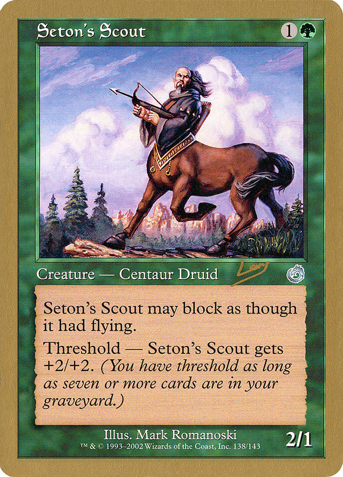 Seton's Scout (Raphael Levy) [World Championship Decks 2002] | Good Games Adelaide SA