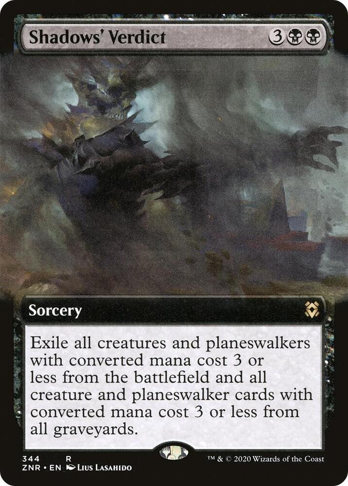 Shadows' Verdict 344/280 (Zendikar Rising)  - Foil | Good Games Adelaide SA