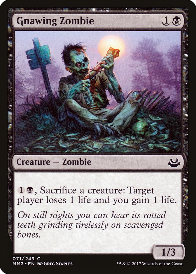 Gnawing Zombie 71 (Modern Masters 2017)  | Good Games Adelaide SA