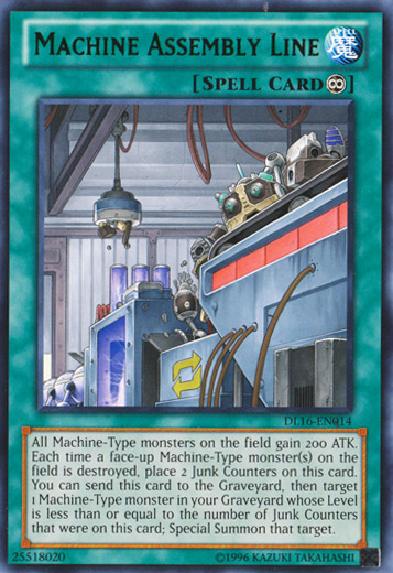 Machine Assembly Line (Green) [DL16-EN014] Rare | Good Games Adelaide SA