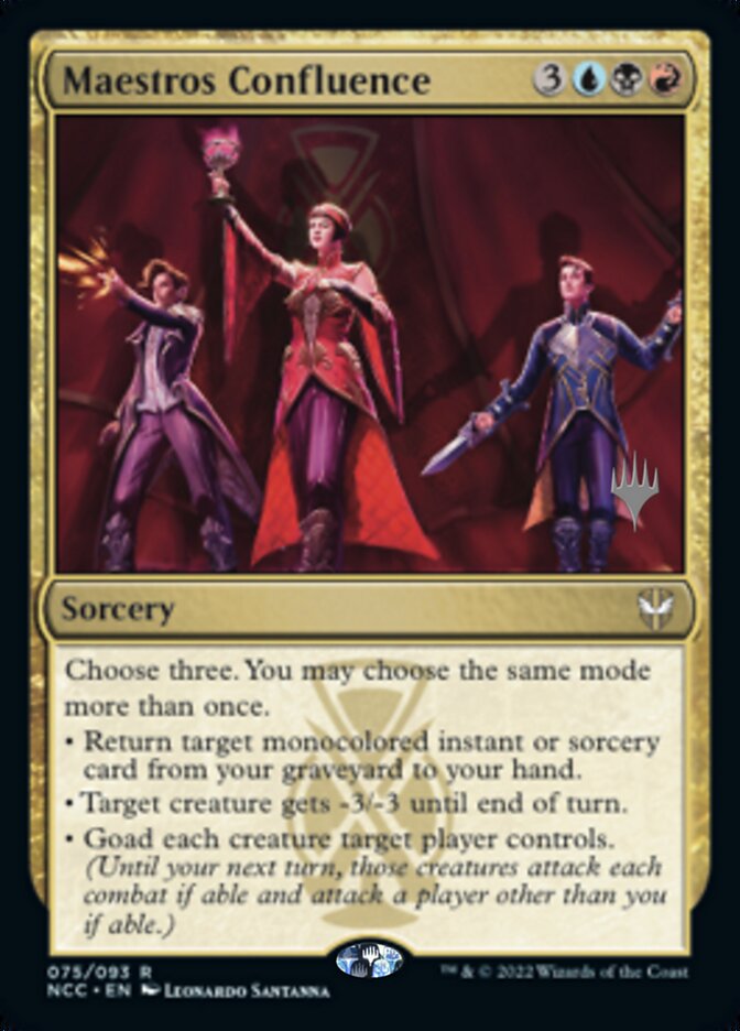 Maestros Confluence (Promo Pack) [Streets of New Capenna Commander Promos] | Good Games Adelaide SA