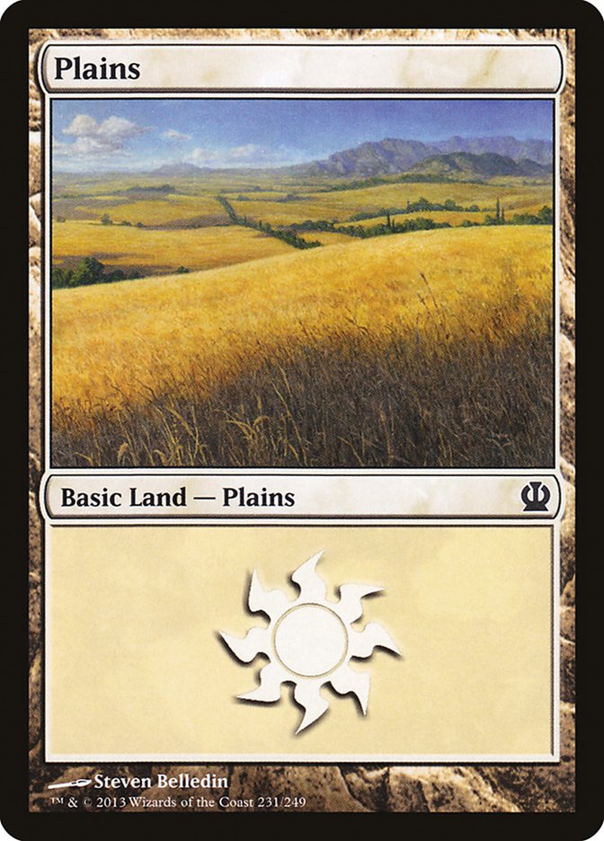 Plains (231) [Theros] | Good Games Adelaide SA