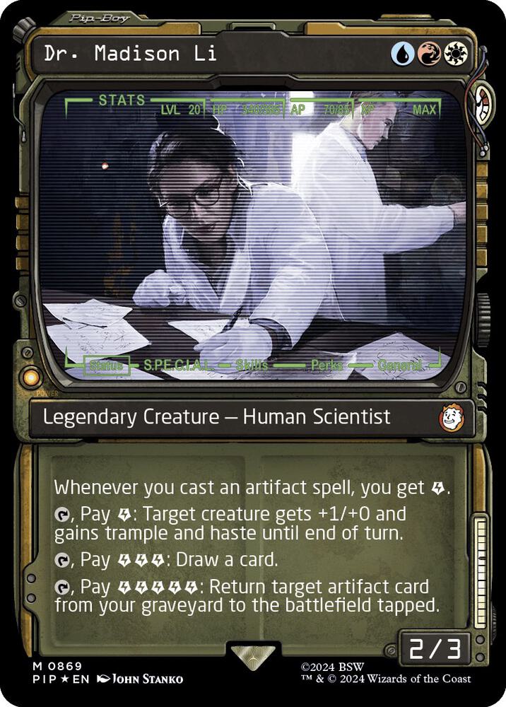 Dr Madison Li Showcase Surge Foil 869 (Universes Beyond: Fallout)  - Foil | Good Games Adelaide SA