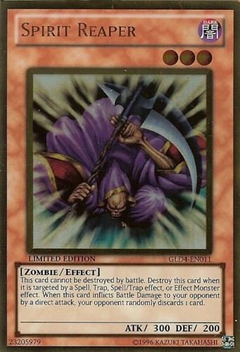 Spirit Reaper [GLD4-EN011] Gold Rare | Good Games Adelaide SA
