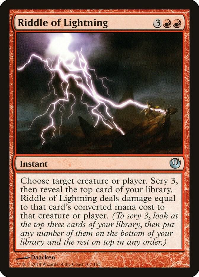 Riddle of Lightning 107 (Journey Into Nyx)  - Foil | Good Games Adelaide SA