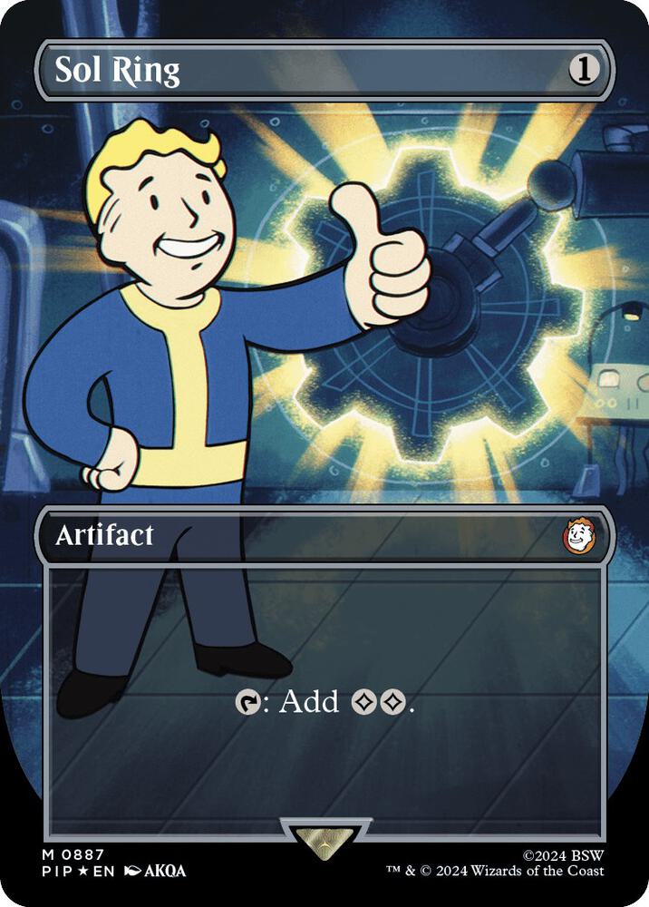 Sol Ring 887 (Universes Beyond: Fallout)  - Foil | Good Games Adelaide SA