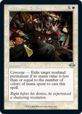Prismatic Ending Retro Frame Foil Etched 384 (Modern Horizons 2)  - Foil | Good Games Adelaide SA