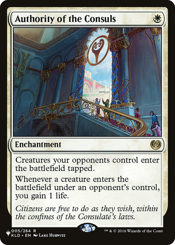 Authority of the Consuls [The List Reprints] | Good Games Adelaide SA