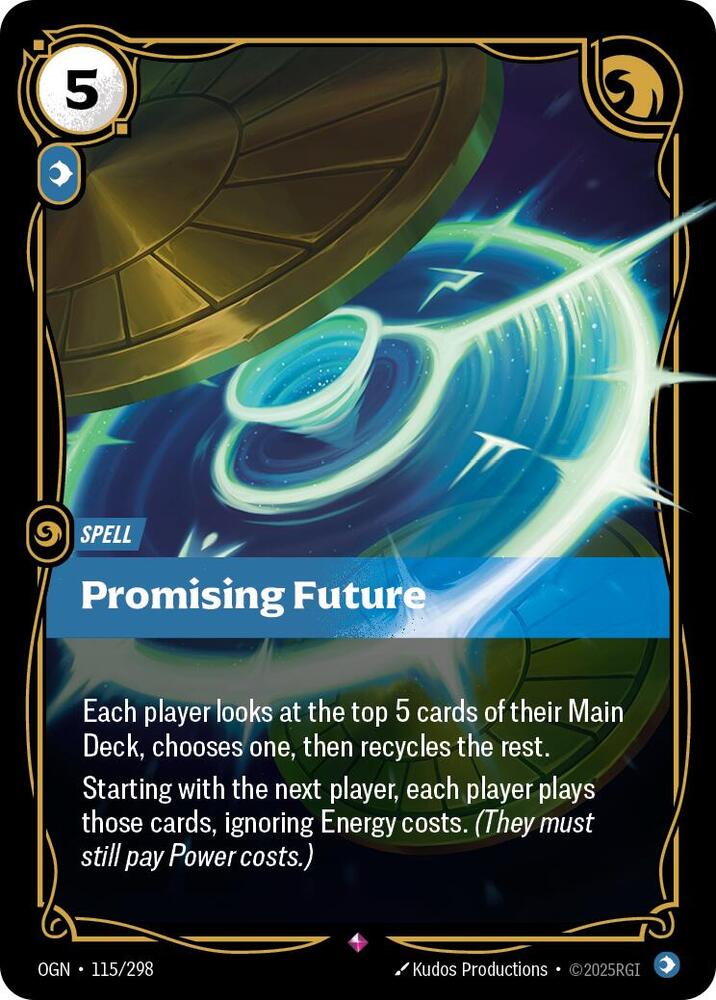 Promising Future 115/298 (Origins)  - Foil | Good Games Adelaide SA