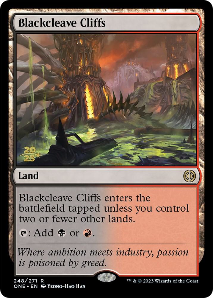 Blackcleave Cliffs 248 (Prerelease Cards)  - Foil | Good Games Adelaide SA