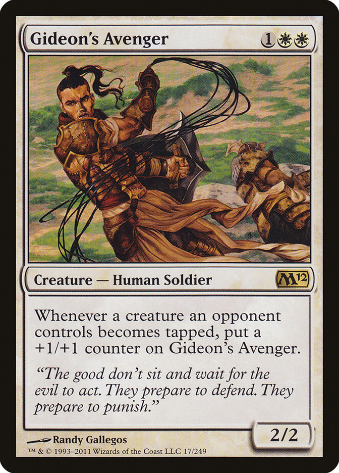 Gideon's Avenger 17 (Magic 2012 (M12))  - Foil | Good Games Adelaide SA