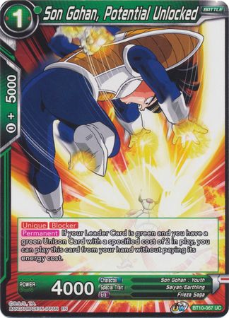 Son Gohan, Potential Unlocked [BT10-067] | Good Games Adelaide SA