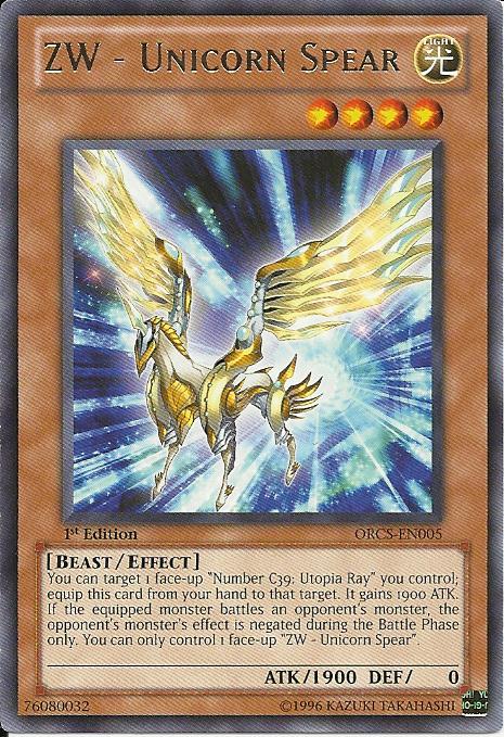 ZW - Unicorn Spear [ORCS-EN005] Rare | Good Games Adelaide SA