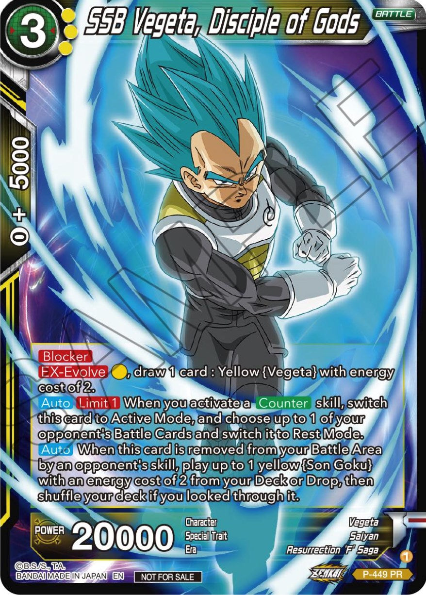 SSB Vegeta, Disciple of Gods (P-449) [Tournament Promotion Cards] | Good Games Adelaide SA