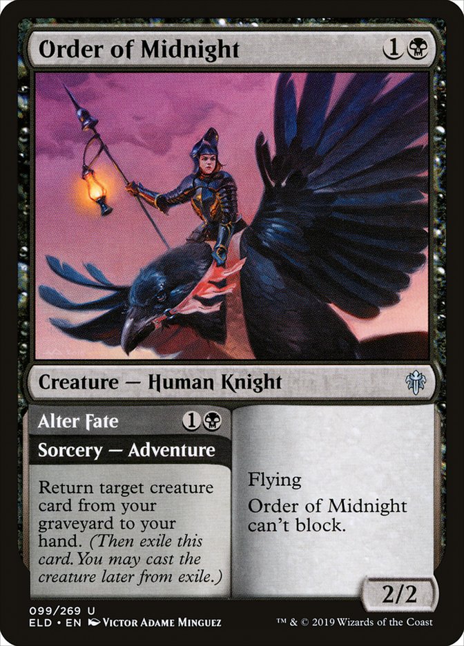 Order of Midnight // Alter Fate [Throne of Eldraine] | Good Games Adelaide SA