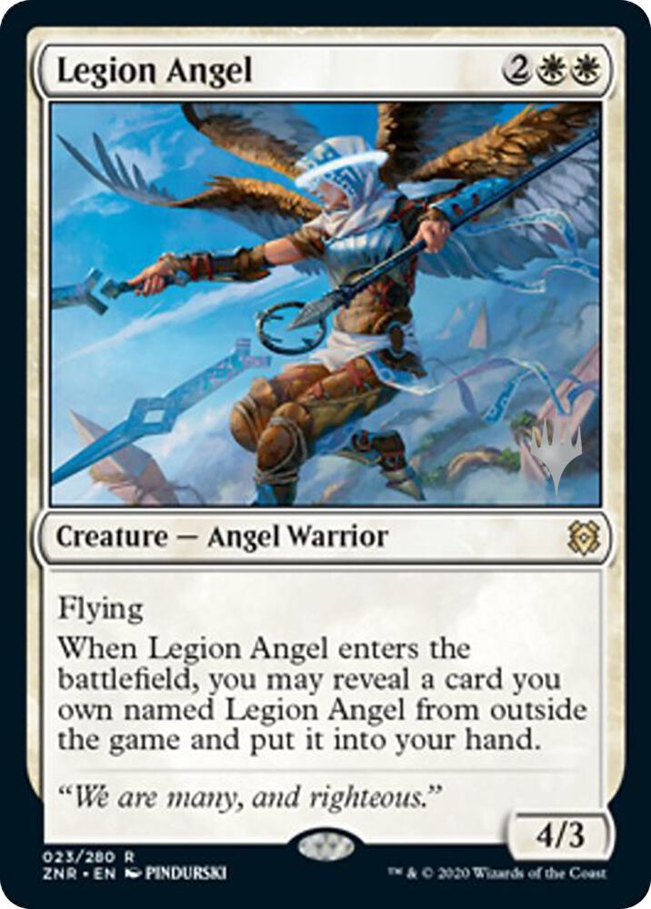 Legion Angel 23 (Promo Pack: Zendikar Rising)  | Good Games Adelaide SA