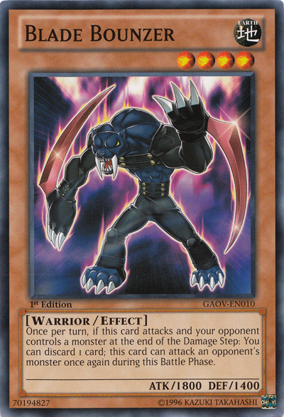 Blade Bounzer [GAOV-EN010] Common | Good Games Adelaide SA