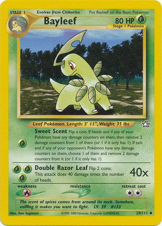 Bayleef (29/111) [Neo Genesis Unlimited] | Good Games Adelaide SA