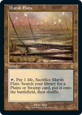Marsh Flats Retro Frame Foil Etched 437 (Modern Horizons 2)  - Foil | Good Games Adelaide SA