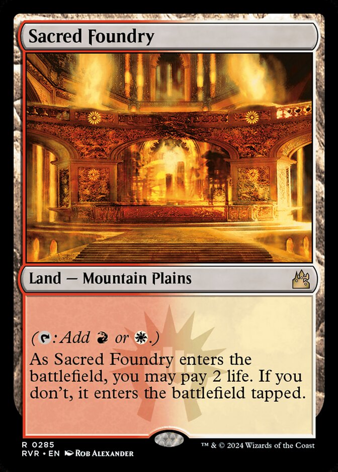 Sacred Foundry 285 (Ravnica Remastered)  - Foil | Good Games Adelaide SA