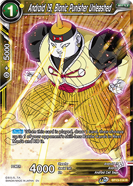 Android 19, Bionic Punisher Unleashed (Rare) [BT13-114] | Good Games Adelaide SA