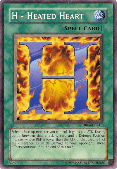 H - Heated Heart [DR04-EN218] Common | Good Games Adelaide SA