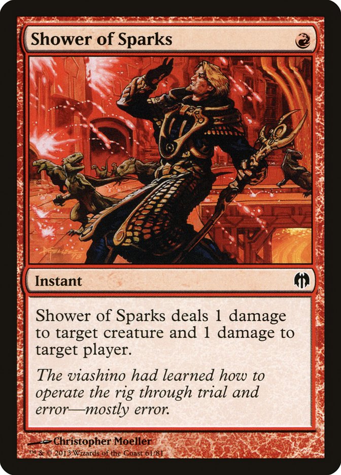 Shower of Sparks [Duel Decks: Heroes vs. Monsters] | Good Games Adelaide SA