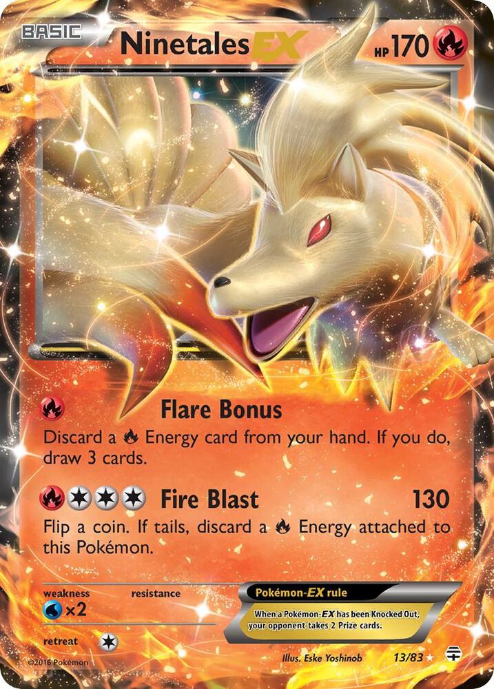 Ninetales EX 13/83 (Generations)  - Holofoil | Good Games Adelaide SA