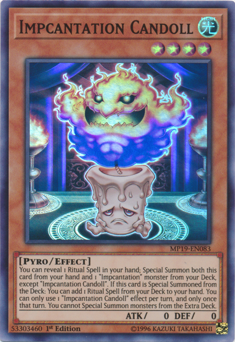 Impcantation Candoll [MP19-EN083] Super Rare | Good Games Adelaide SA