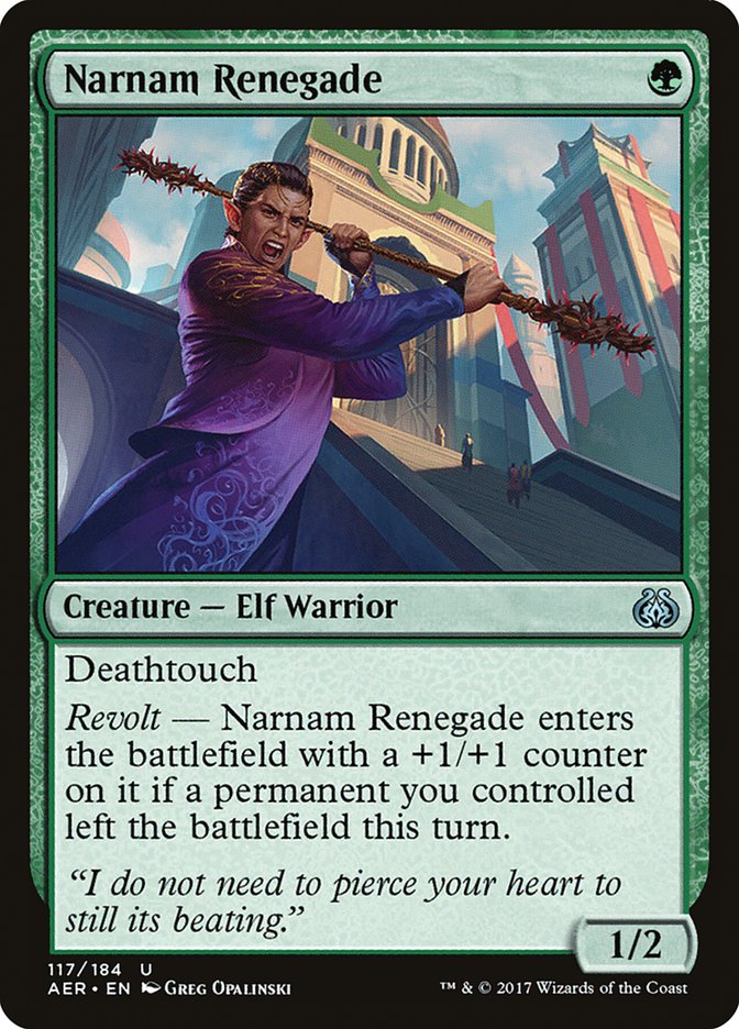 Narnam Renegade 117 (Aether Revolt)  | Good Games Adelaide SA