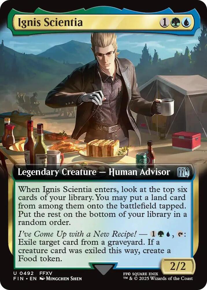 Ignis Scientia  492/309 (FINAL FANTASY)  - Extended Art | Good Games Adelaide SA