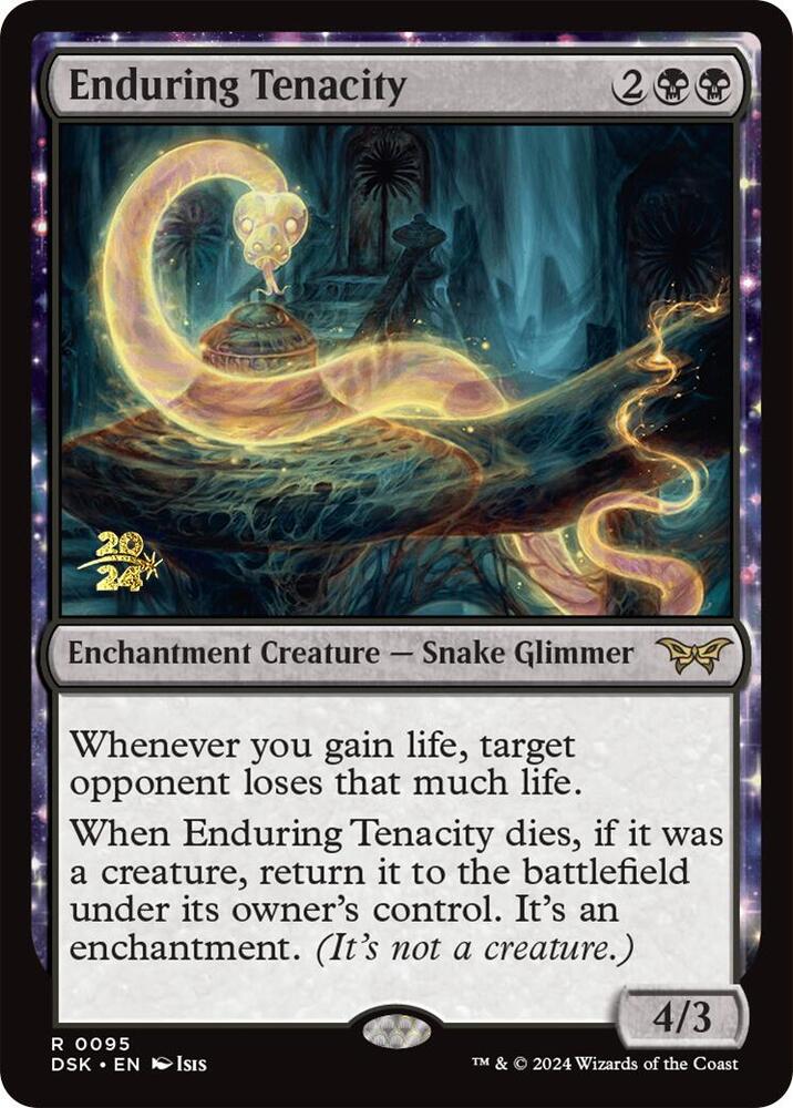 Enduring Tenacity 95 (Prerelease Cards)  - Foil | Good Games Adelaide SA