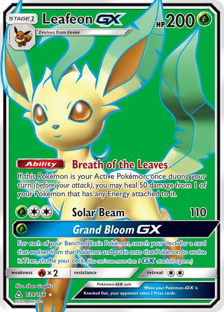 Leafeon GX Full Art 139/156 (SM - Ultra Prism)  - Holofoil | Good Games Adelaide SA