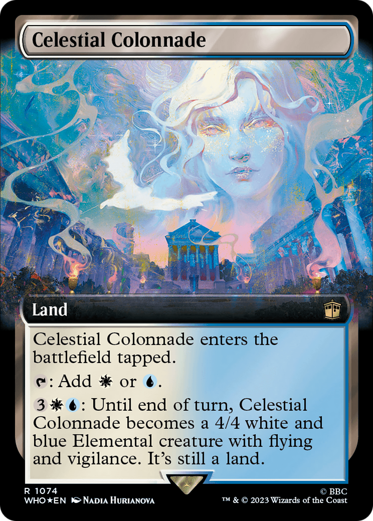 Celestial Colonnade (Extended Art) (Surge Foil) [Doctor Who] | Good Games Adelaide SA