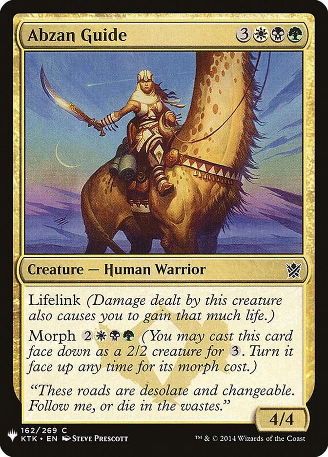 Abzan Guide 162 (The List Reprints)  | Good Games Adelaide SA