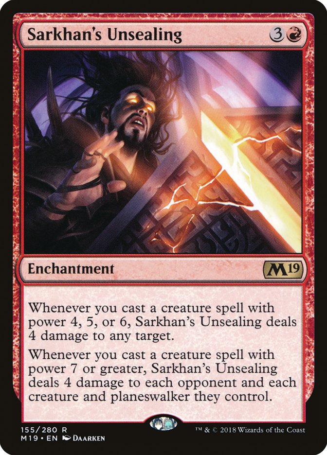 Sarkhan's Unsealing [Core Set 2019] | Good Games Adelaide SA