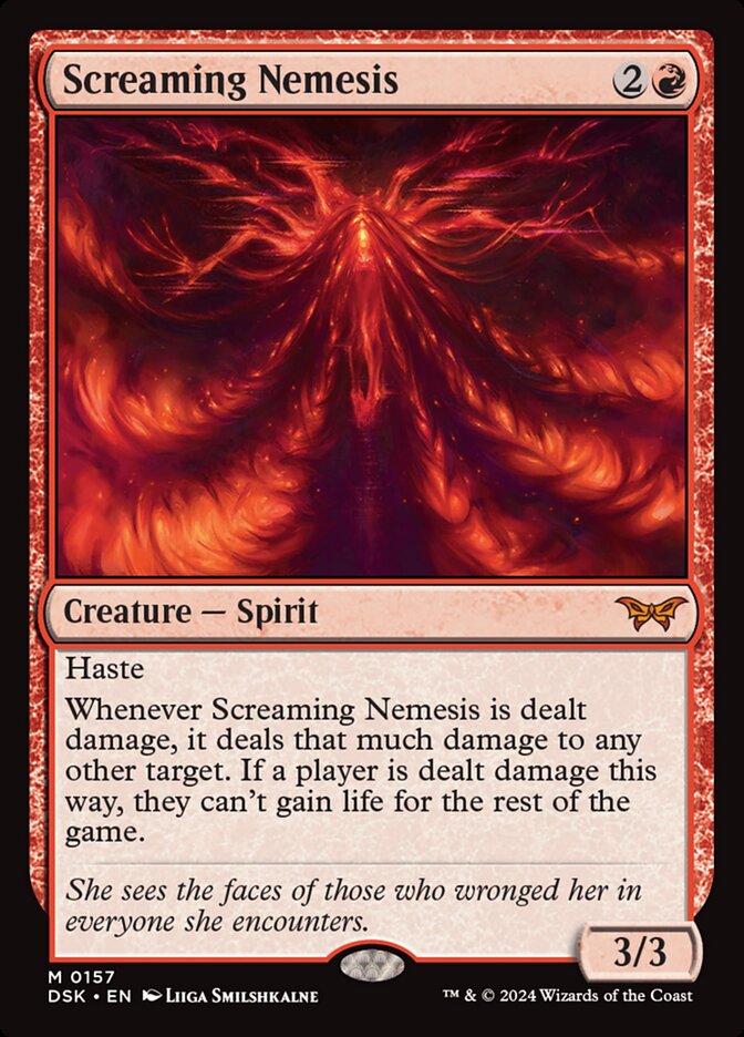 Screaming Nemesis 157 (Duskmourn: House of Horror)  - Foil | Good Games Adelaide SA